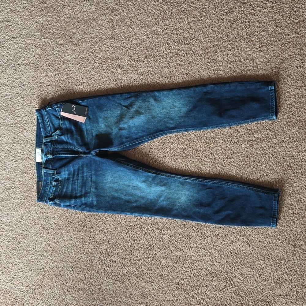 Jen7 by 7 For All Mankind Ankle Skinny Jean, Size 6, Indigo